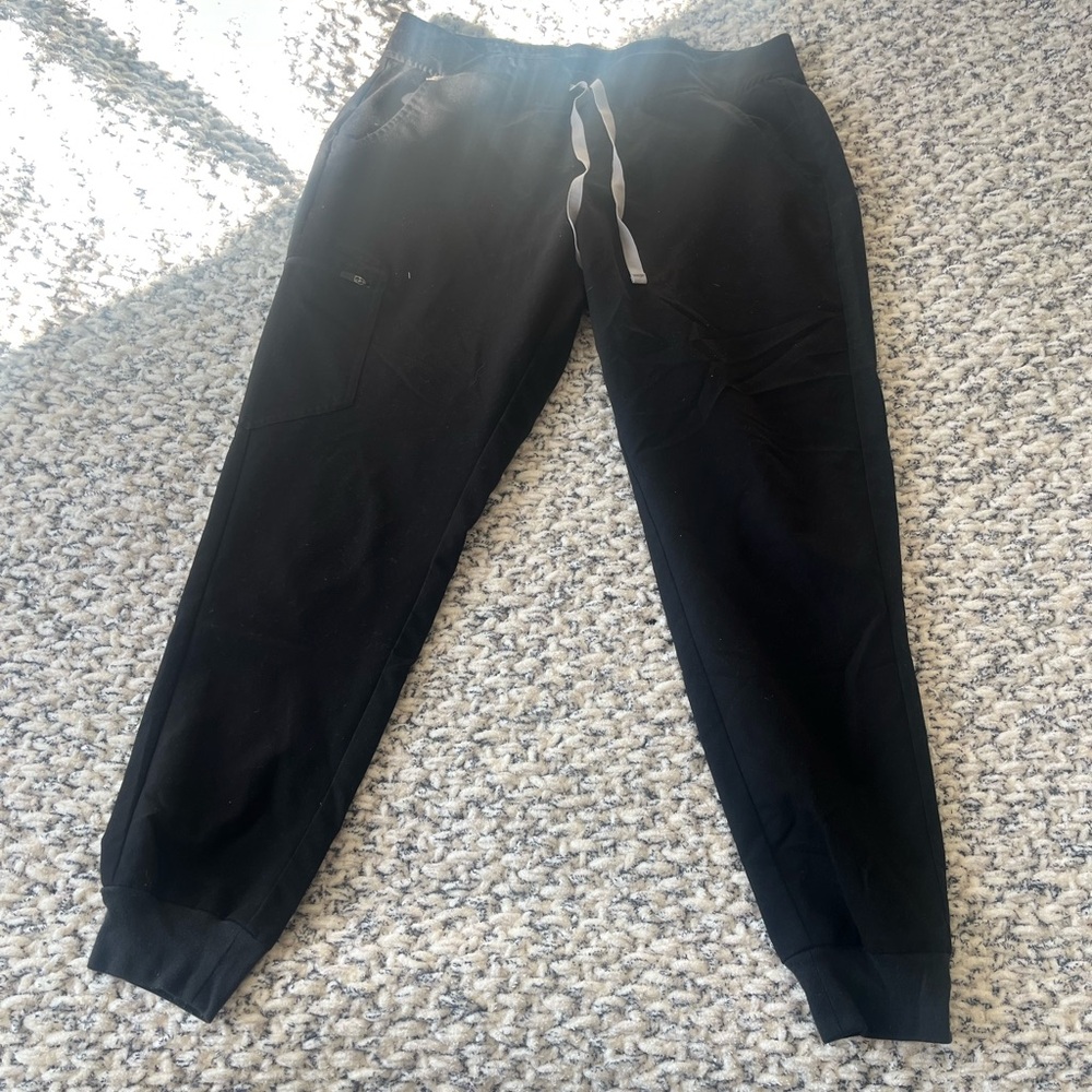 Figs Black Joggers